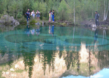 Гейзерово озеро. Акташ – фотографии России