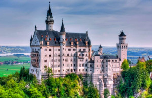 Замок Нойшванштайн, юго-восток Баварии, Германия – фотографии Германии
