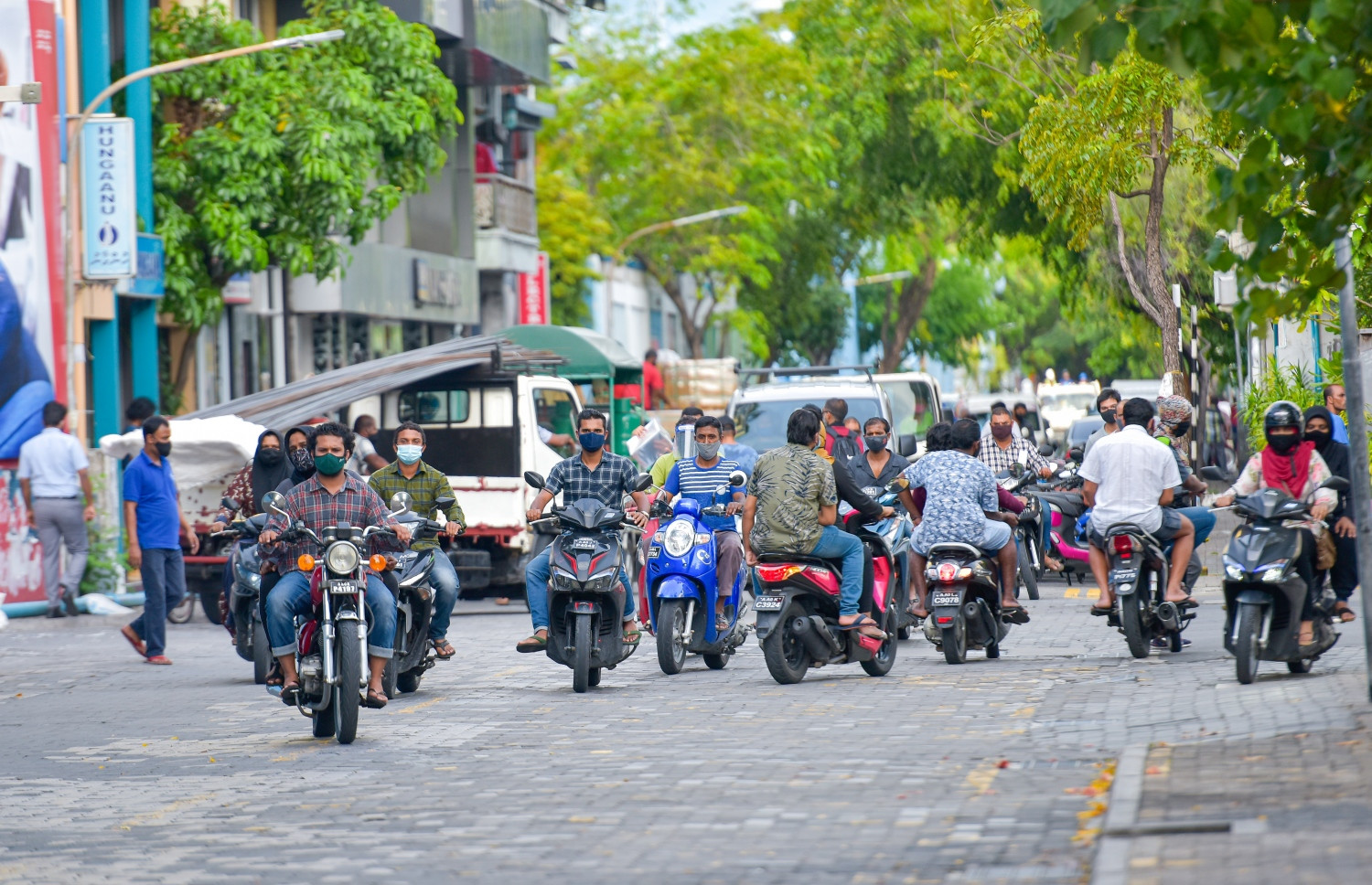 На улицах Мале, Мальдивы – фотографии Мальдивских островов