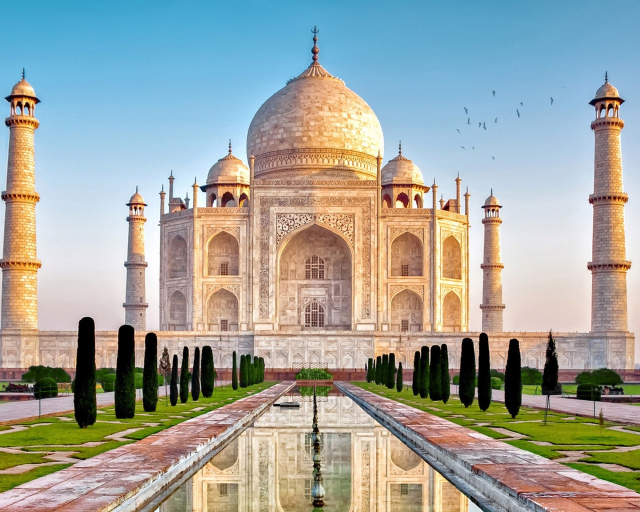 Дворцовый комплекс Тадж-Махал, Агра, Индия – фотографии Индии