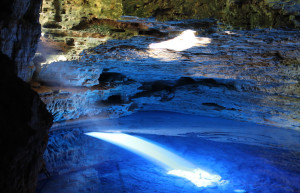 Зачарованный колодец (Poço Encantado) не следует путать с водопадом - Cachoeira Poço Encantado – фотографии Бразилии