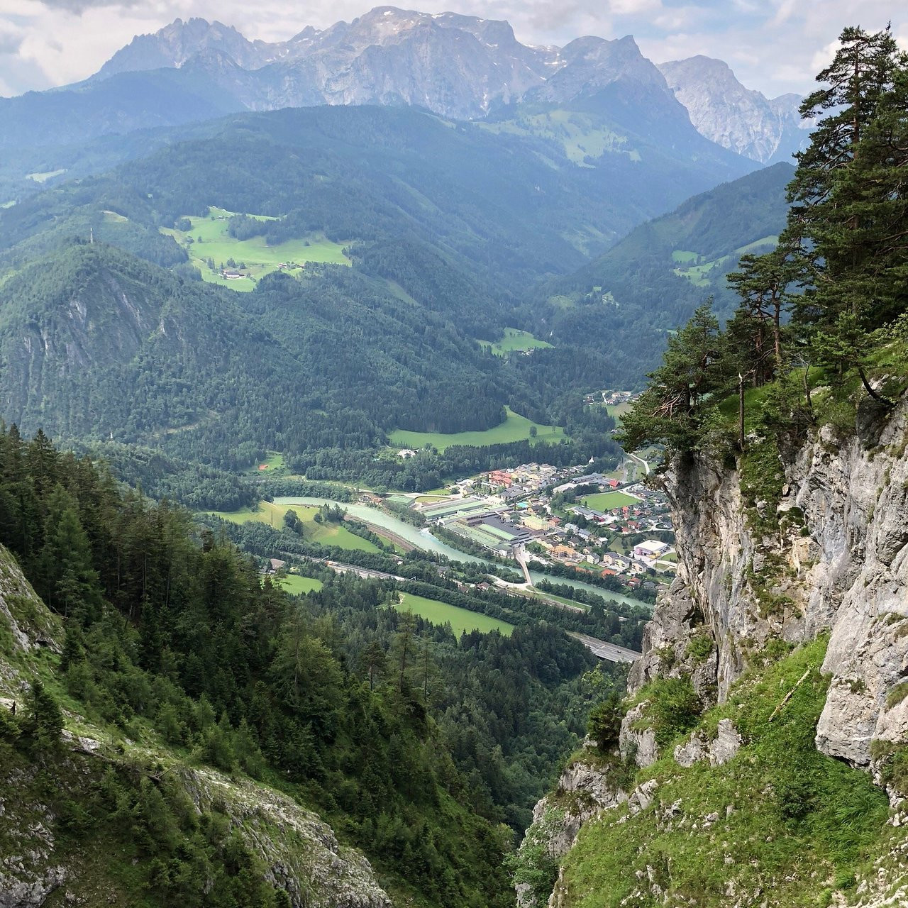 Верфен с высоты. Австрия – фотографии Австрии