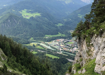 Верфен с высоты. Австрия – фотографии Австрии