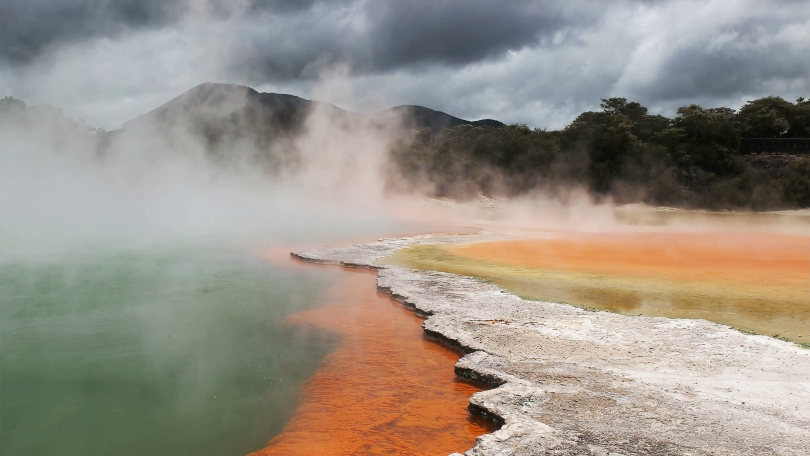Геотермальная активность Уаи-О-Тапу (Уаи-О-Тапу), город Роторуа, Новая Зеландия – фотографии Новой Зеландии