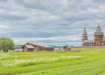 Архитектурный ансамбль Кижи (Kizhi Pogost) в Карелии – фотографии России