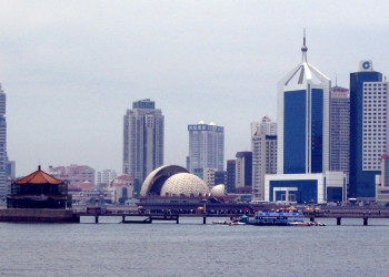 Знаменитый пирс Чжань Цяо (Zhan Qiao) – фотографии Китая