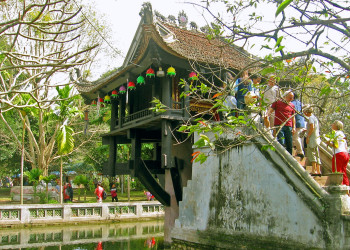 Пагода на одном столбе в Ханое – фотографии Вьетнама