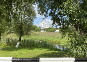 Вид на Церковь Рождества Богородицы 1756 года с дороги, Михайлов – фотографии России