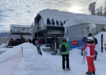 Нижняя станция канатки Кавказский экспресс, второй вход – фотографии России