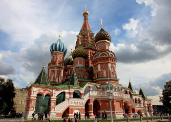 Визитная карточка Москвы Собор Василия Блаженного, Россия – фотографии России