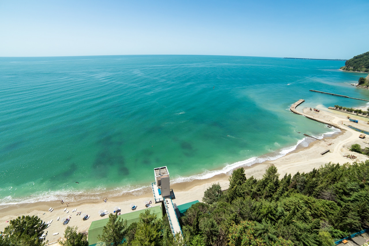 Побережье с высоты. Мюссера. Абхазия – фотографии Абхазии