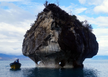 Мраморные пещеры чилийской Патагонии в Пуэрто Рио Транкило – фотографии Чили