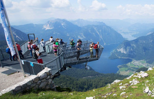 Местная достопримечательность Обертрауна смотровая площадка. Австрия – фотографии Австрии