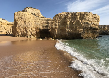 Пляж Кастело, Албуфейра, Португалия – фотографии Португалии