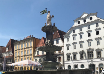 Главный фонтан Штайра. Австрия – фотографии Австрии