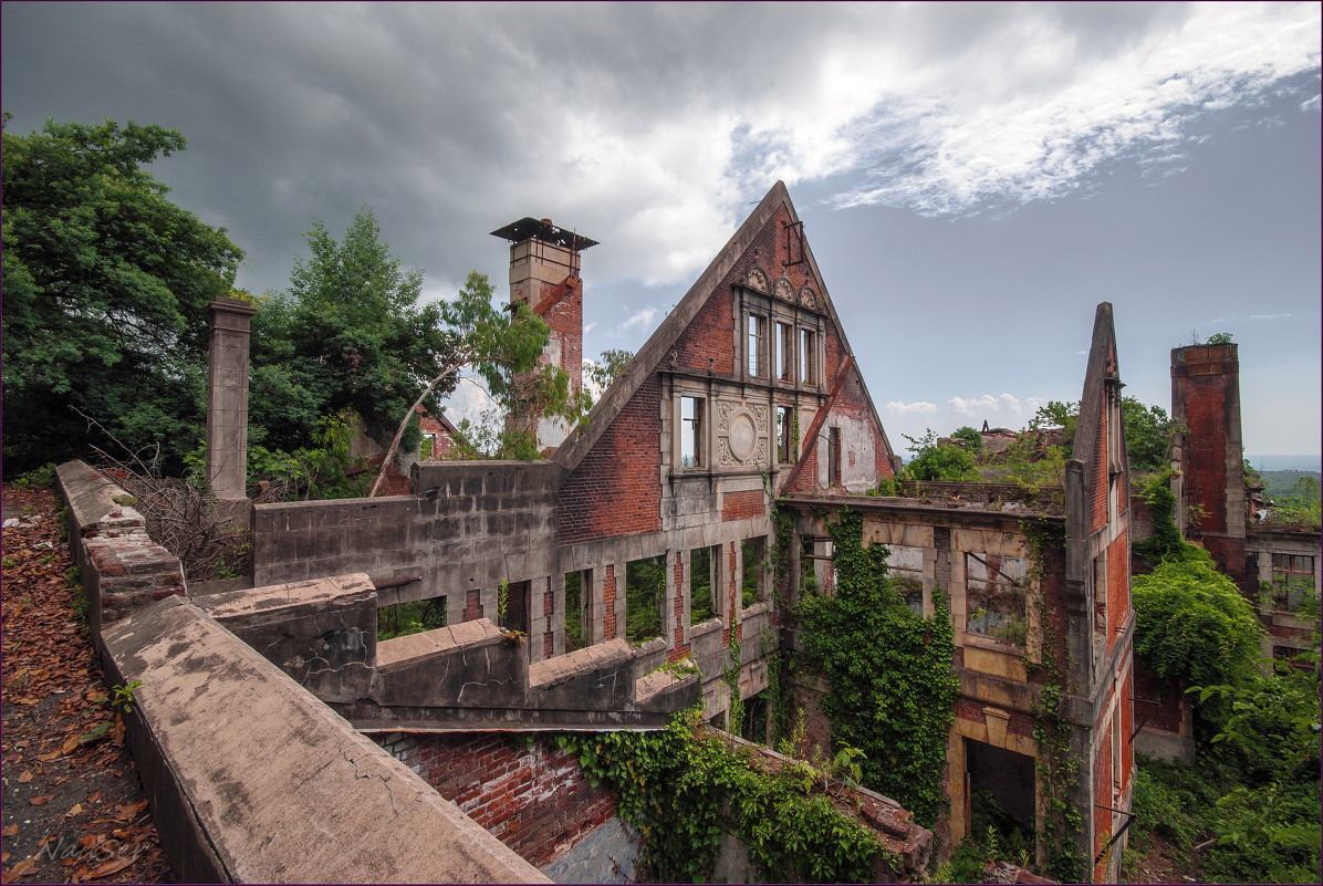 Санаторий «Гулрыпш» с высоты. Абхазия – фотографии Абхазии