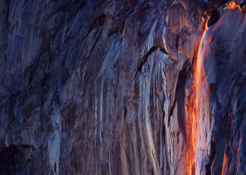 Американский водопад Лошадиный хвост (Horsetail Fall) – фотографии США