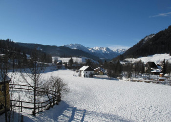 Зимний пейзаж. Руссбах. Австрия – фотографии Австрии