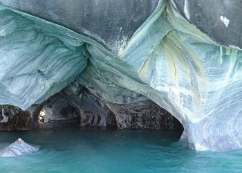 Удивительные мраморные пещеры, Патагония, Чили – фотографии Чили