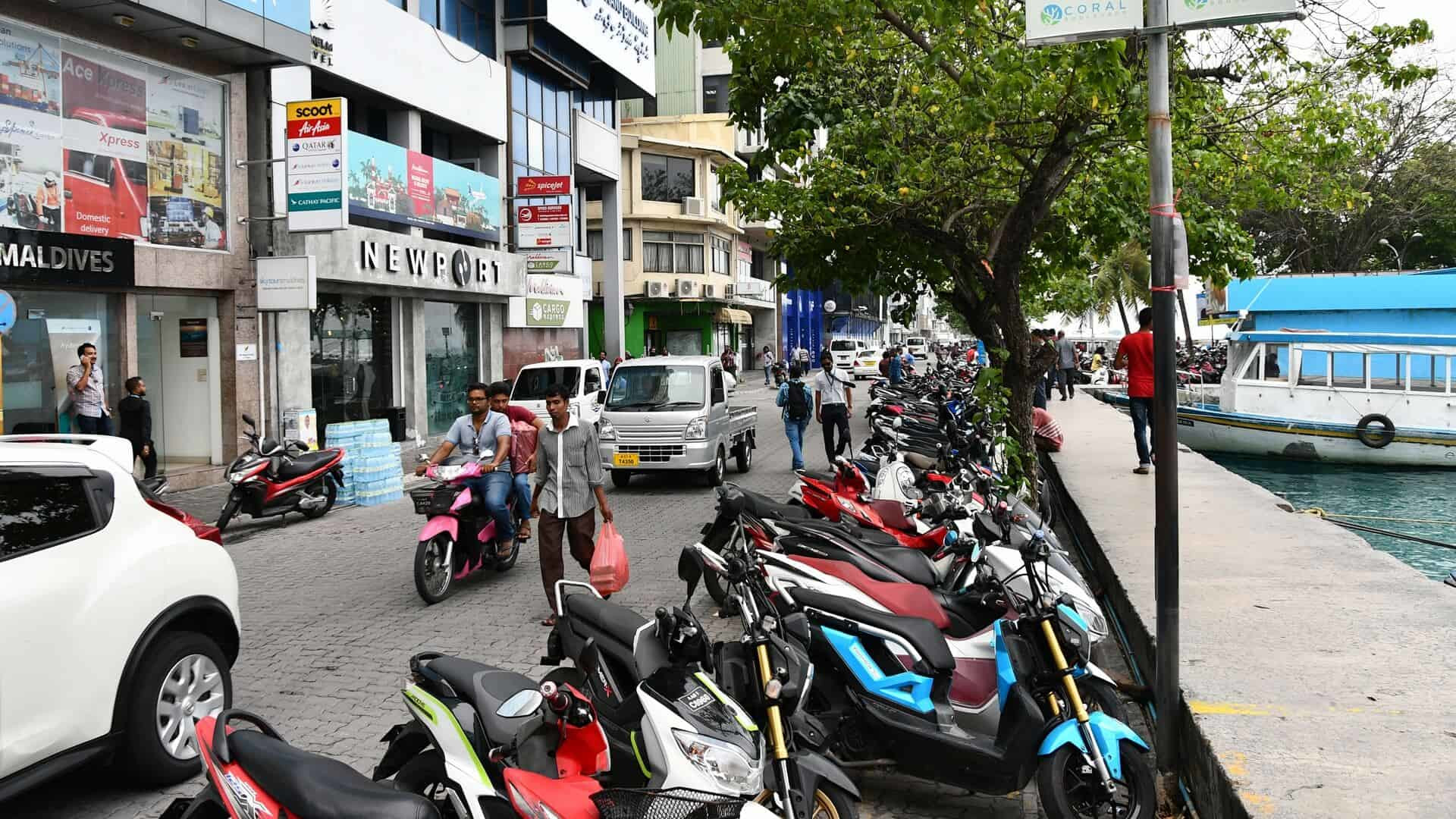 На улицах Мале – фотографии Мальдивских островов