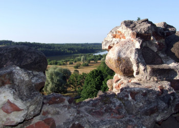 Вид с руин замка Феллин – фотографии Эстонии