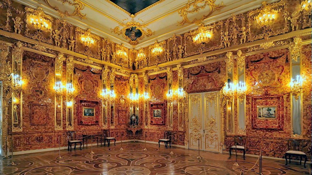 Дворцовый ансамбль 18 века Царское Село, Санкт-Петербург – фотографии России