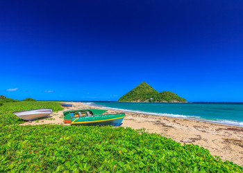 Гренада, пляж Levera Beach и вид на остров – фотографии Гренады