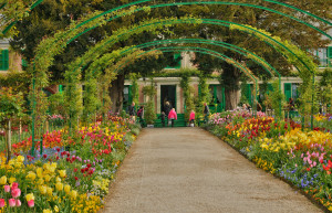 Живописный сад Клода Моне в Живерни, Франция – фотографии Франции