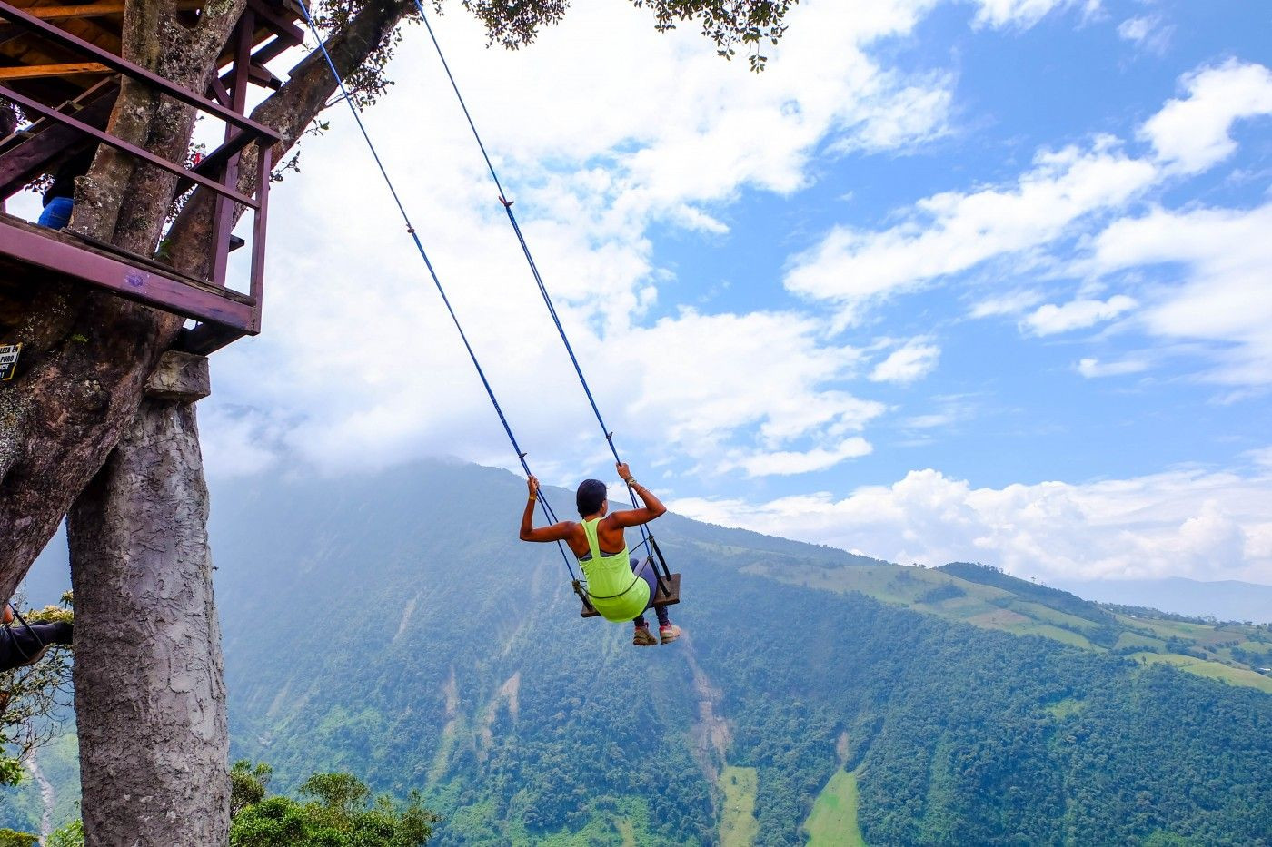 Качели "Конец света" 8 – фотографии Эквадора