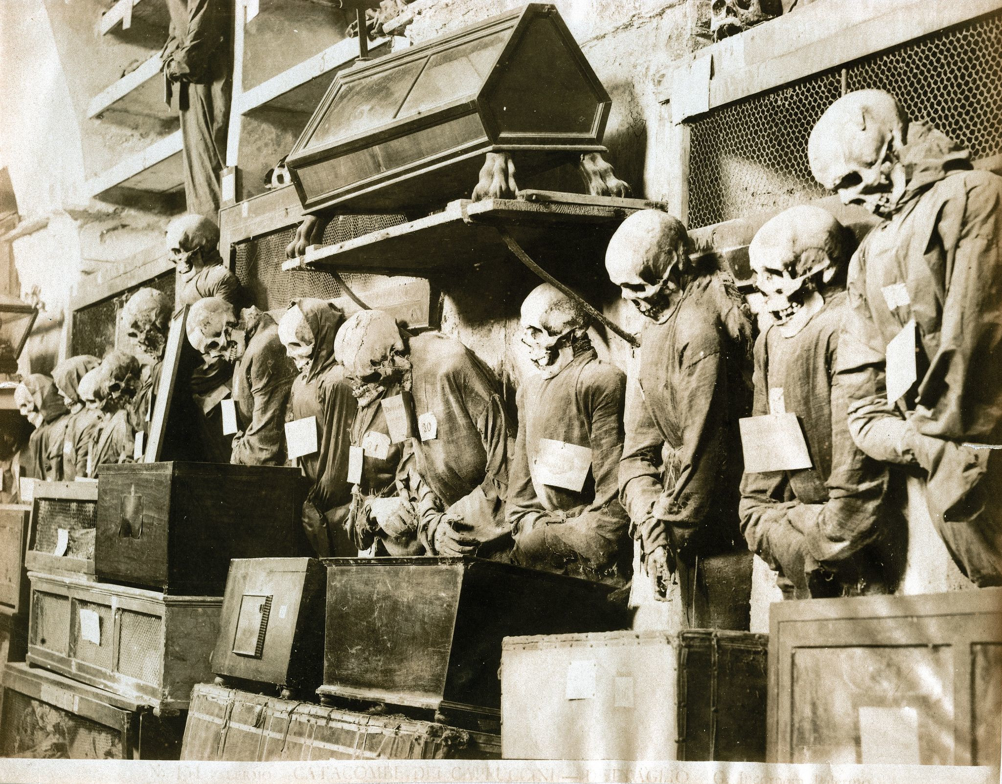 Помимо привлечения паломников, местные жители хотели быть сохранёнными в капуцинских Катакомбах – фотографии Италии