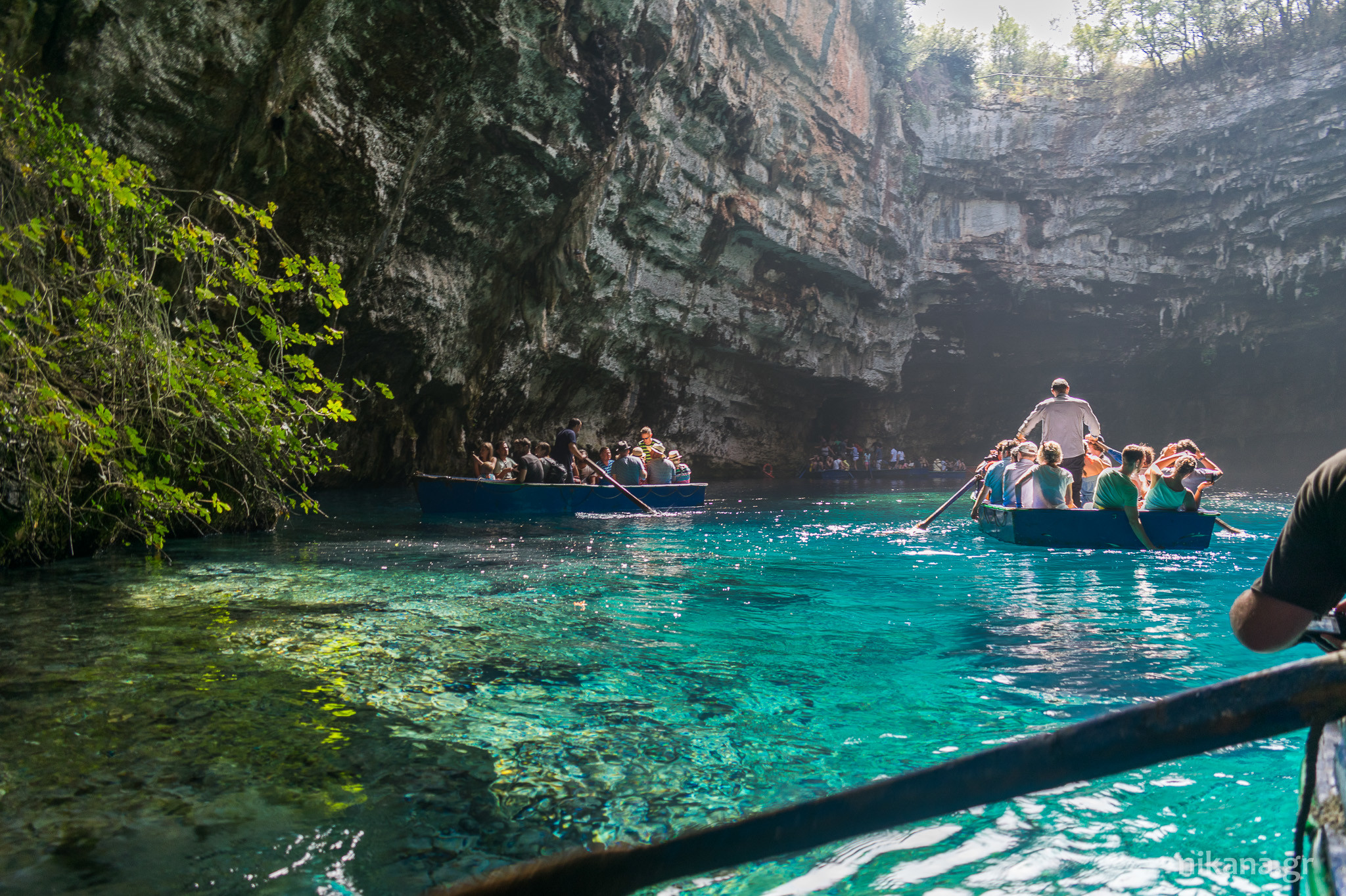 Пещера Мелиссани (Melissani Cave) – фотографии Греции