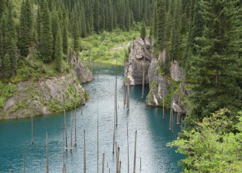 Озеро Каинди 12 – фотографии Казахстана