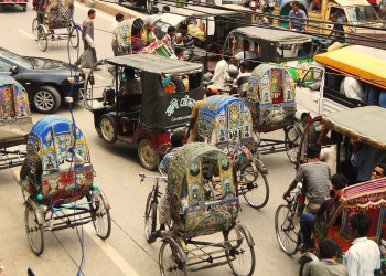 В Дакке рикши — это не просто транспорт, а настоящее искусство – фотографии Бангладеш