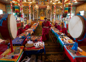 В Иволгинском буддийском дацане учатся около двухсот студентов – фотографии России