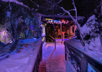 Территория парка «Таинственный лес», Кировск, Мурманская область – фотографии России