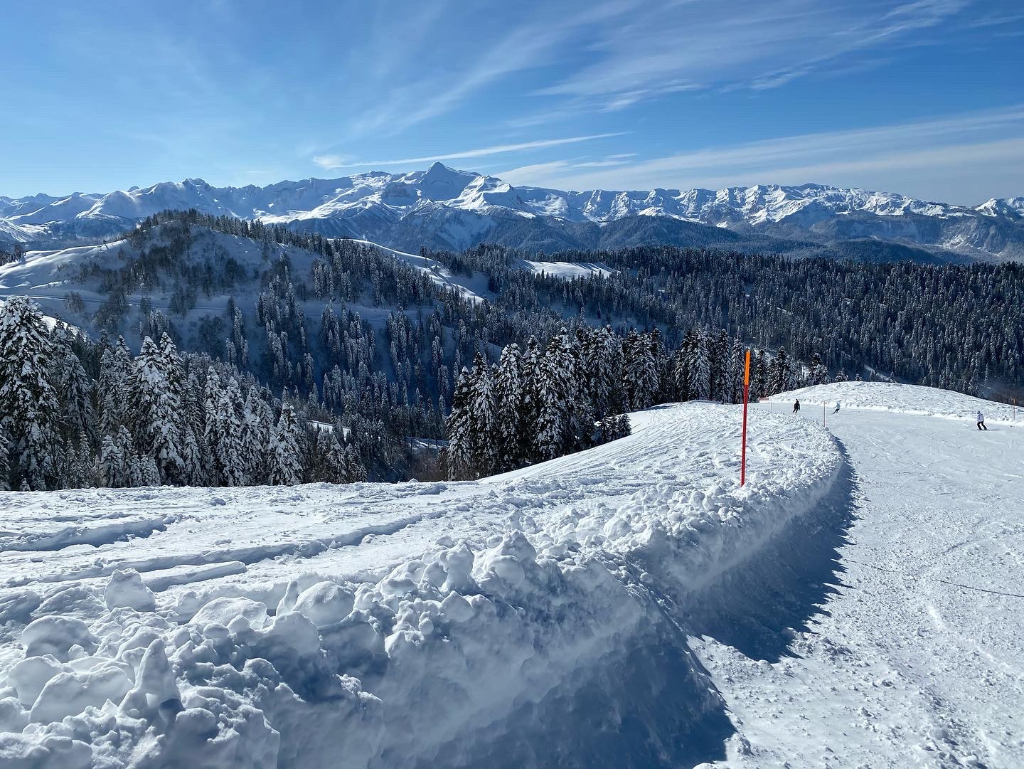 Южный склон на Розе Хутор – фотографии России