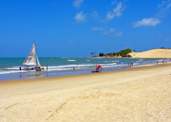 Пляж Женипабу (Genipabu) в окрестностях Натала – фотографии Бразилии