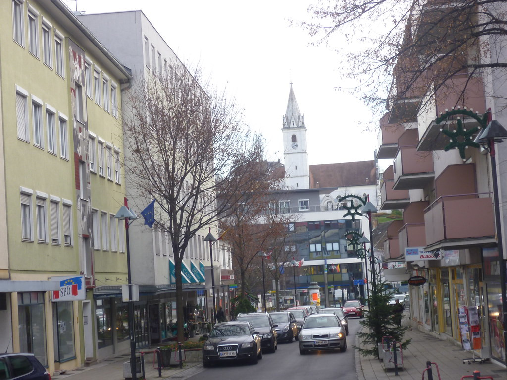 Пробки на дорогах Маттерсбурга. Австрия – фотографии Австрии