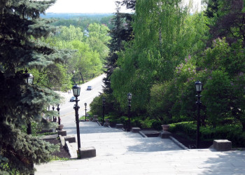 Сквер в Липецке, Россия – фотографии России