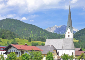 Санкт Мартин ам Тенненгебирге летом. Австрия – фотографии Австрии