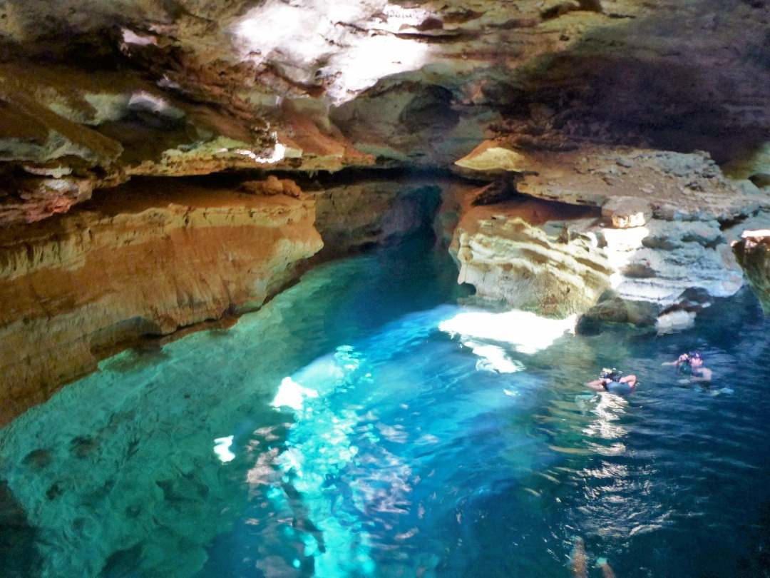 Волшебное место «Зачарованный колодец» содержит одну из немногих популяций слепых сомов – фотографии Бразилии