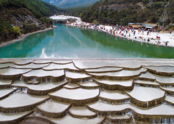 Долина Голубой Луны с квадракоптера, Китай – фотографии Китая