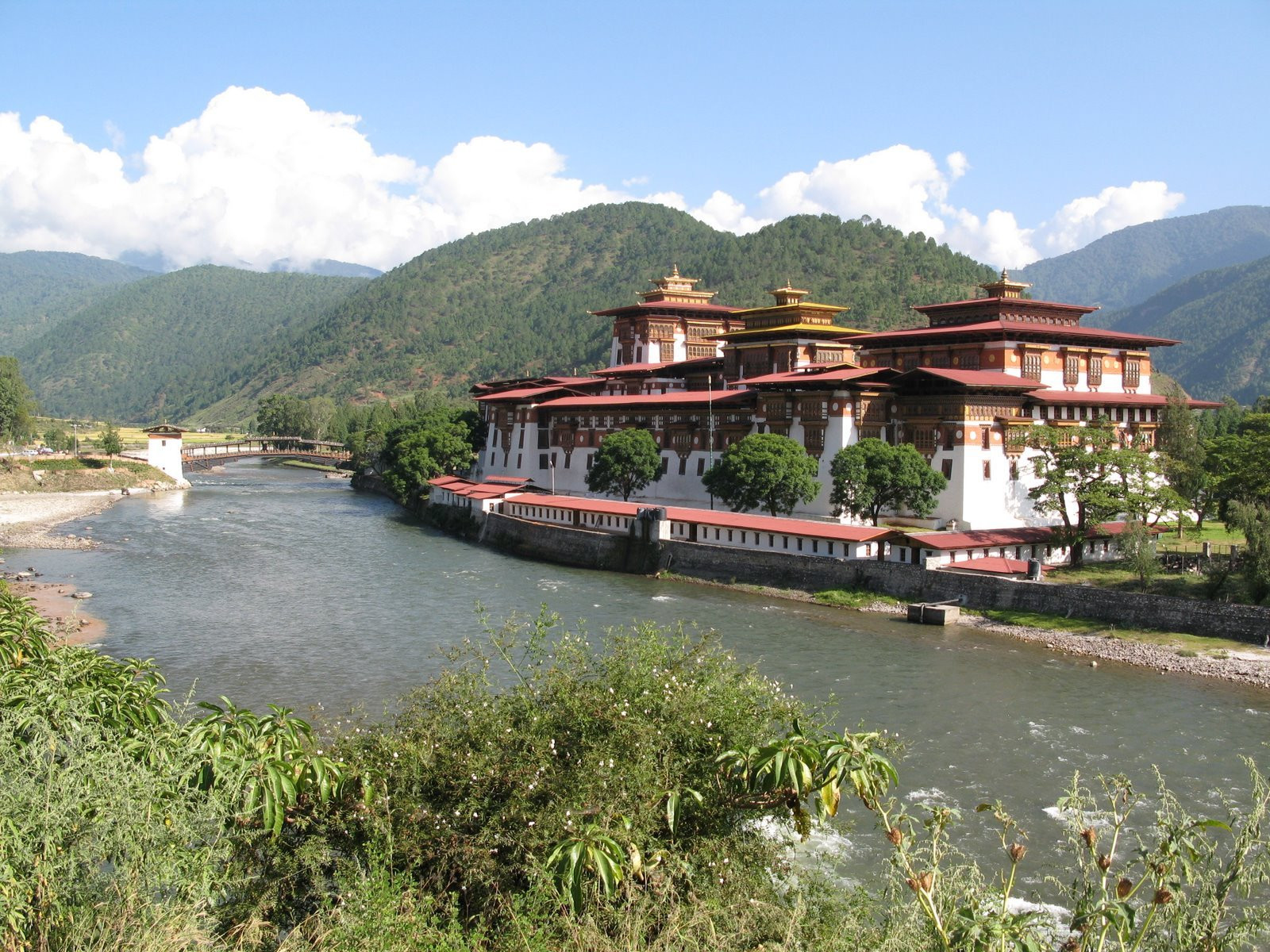 Пунакха-дзонг (Punakha Dzong) – фотографии Бутана