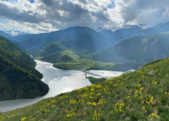 Зарамагское водохранилище – фотографии России