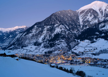 Горнолыжный курорт Бад Гаштайн с высоты. Австрия – фотографии Австрии