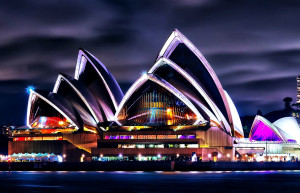 Здание современной архитектуры сиднейская Опера (Sydney Opera House), Австралия – фотографии Австралии