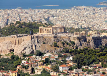 Афинский Акрополь (Acropolis) вид сверху – фотографии Греции