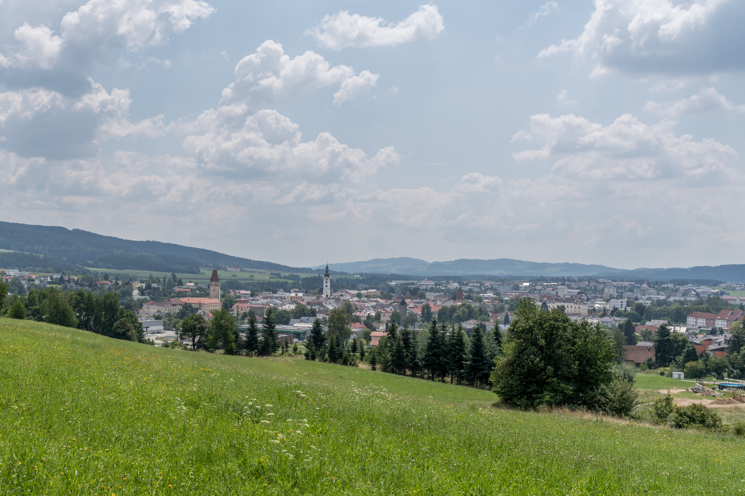 Фрайштадт с высоты. Австрия – фотографии Австрии