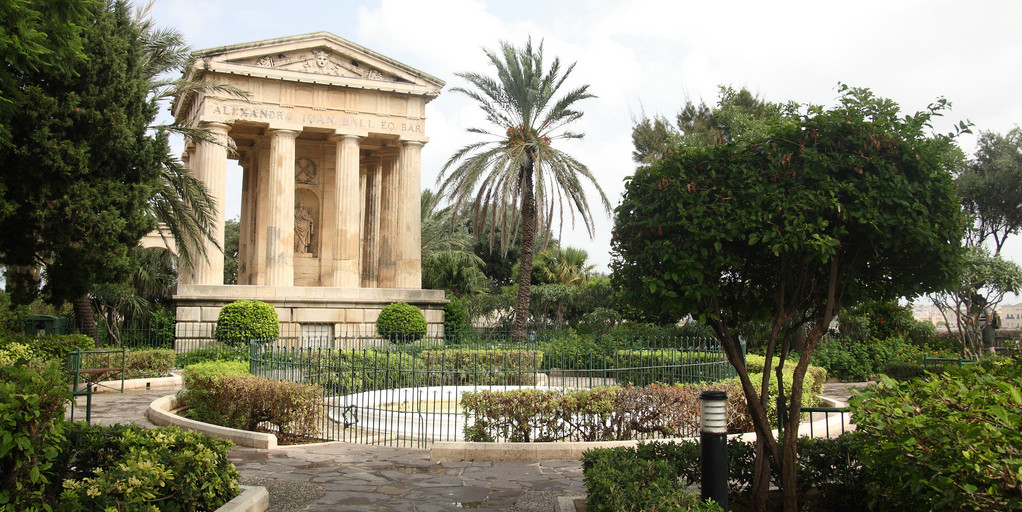 Сады Нижняя Барракка в Валлетте – фотографии Мальты