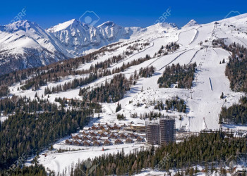 Горнолыжные трассы с высоты. Качберг. Австрия. – фотографии Австрии